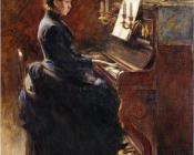 西奥多 罗宾逊 : Girl at Piano